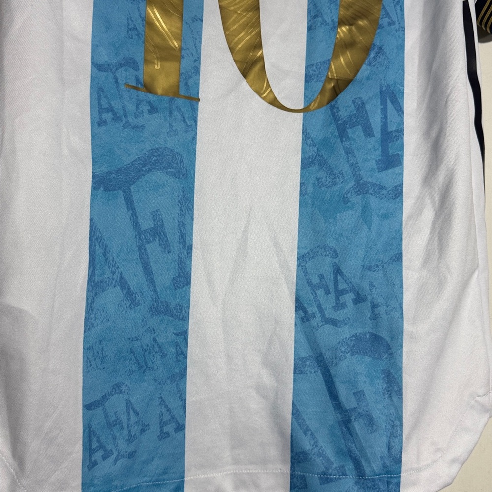 Adidas Argentina National Team Soccer Jersey Messi 10 Mens Size XL Copa America - Picture 13 of 15